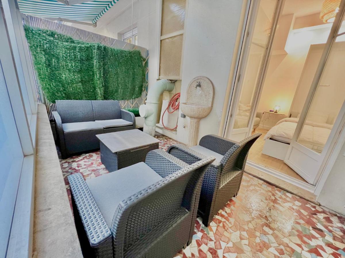 Aparthotel Riviera Superbe Studio Terrasse 100M Promenade Des Anglais Carre D'Or Terrasse Meyerbeer Nice Bagian luar foto